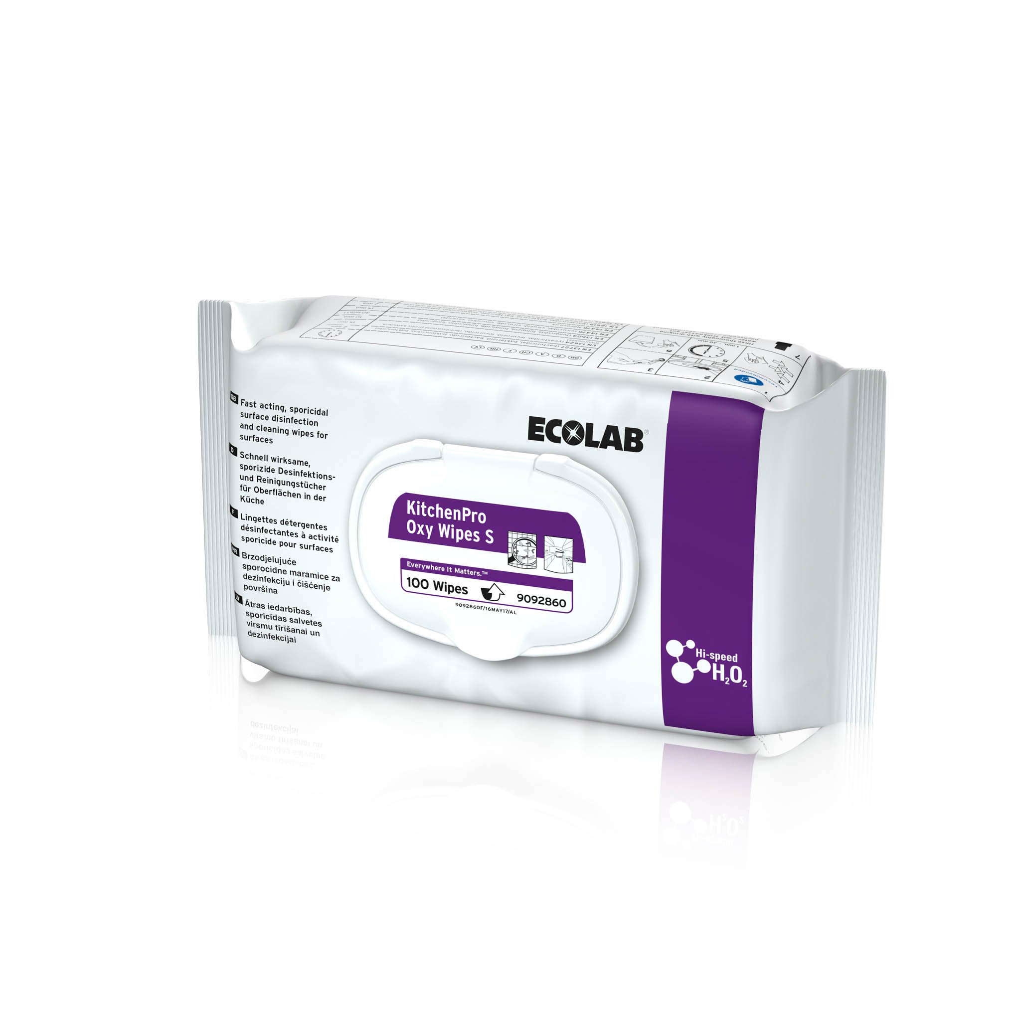 KITCHENPRO OXY WIPES S 6X100PC