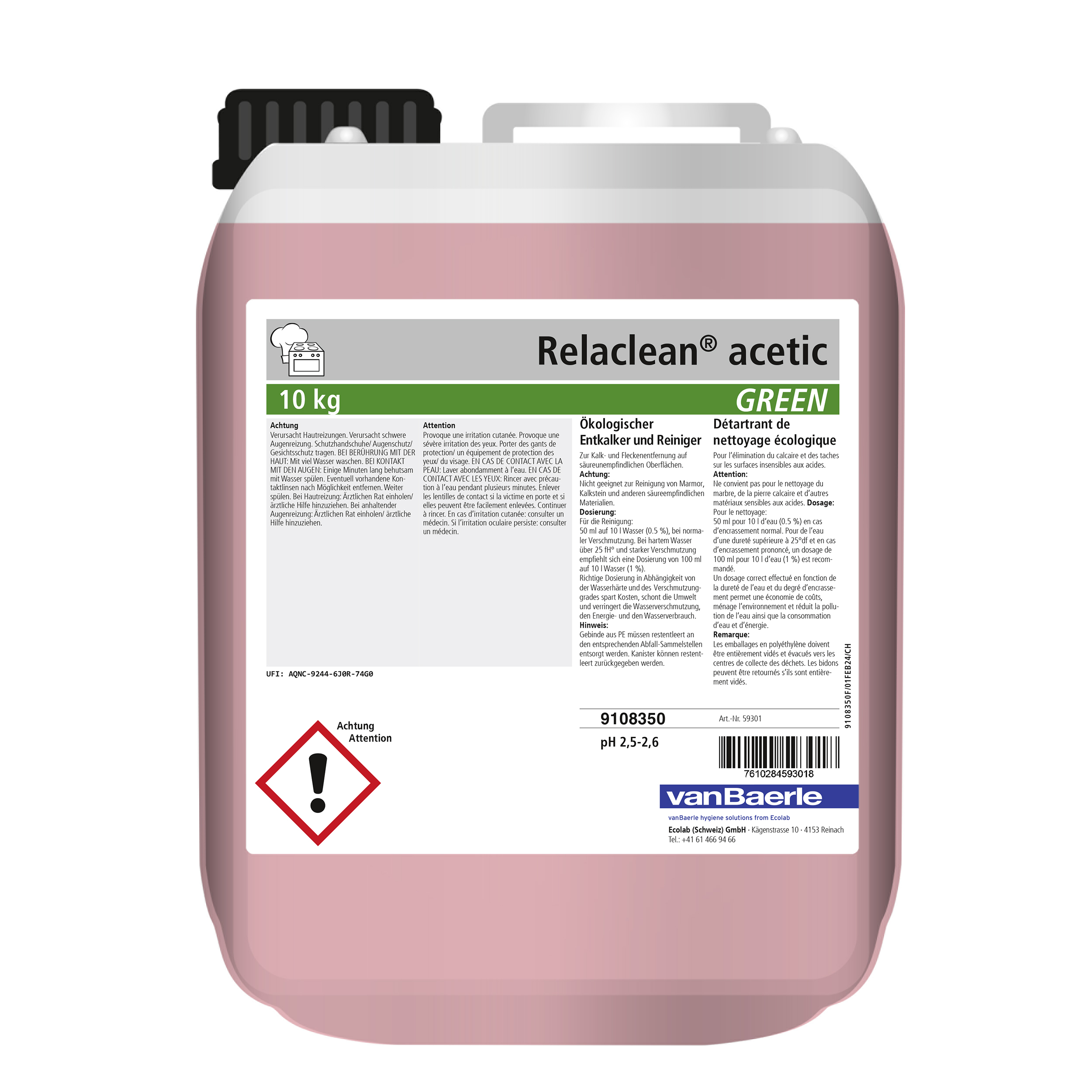 Relaclean acetic 10 kg