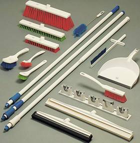 BROSSE DE CHIENDENT 28 CM BLEU