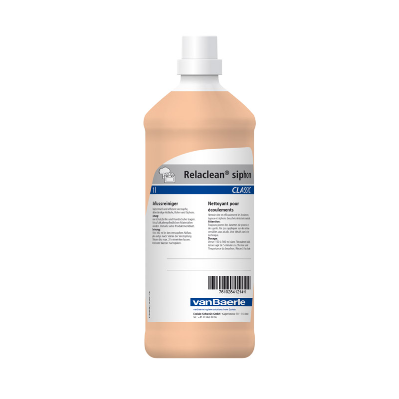 Relaclean siphon 6 x 1 L